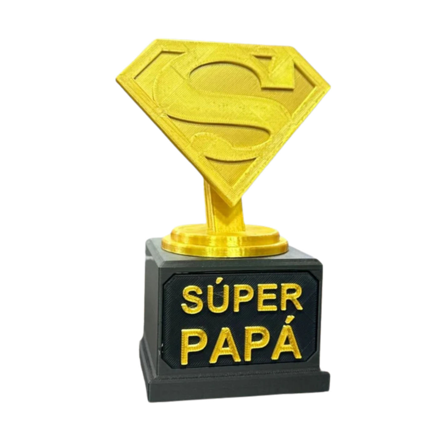 Trofeo Súper Papá Superman | Regalo Día del Padre Héroe