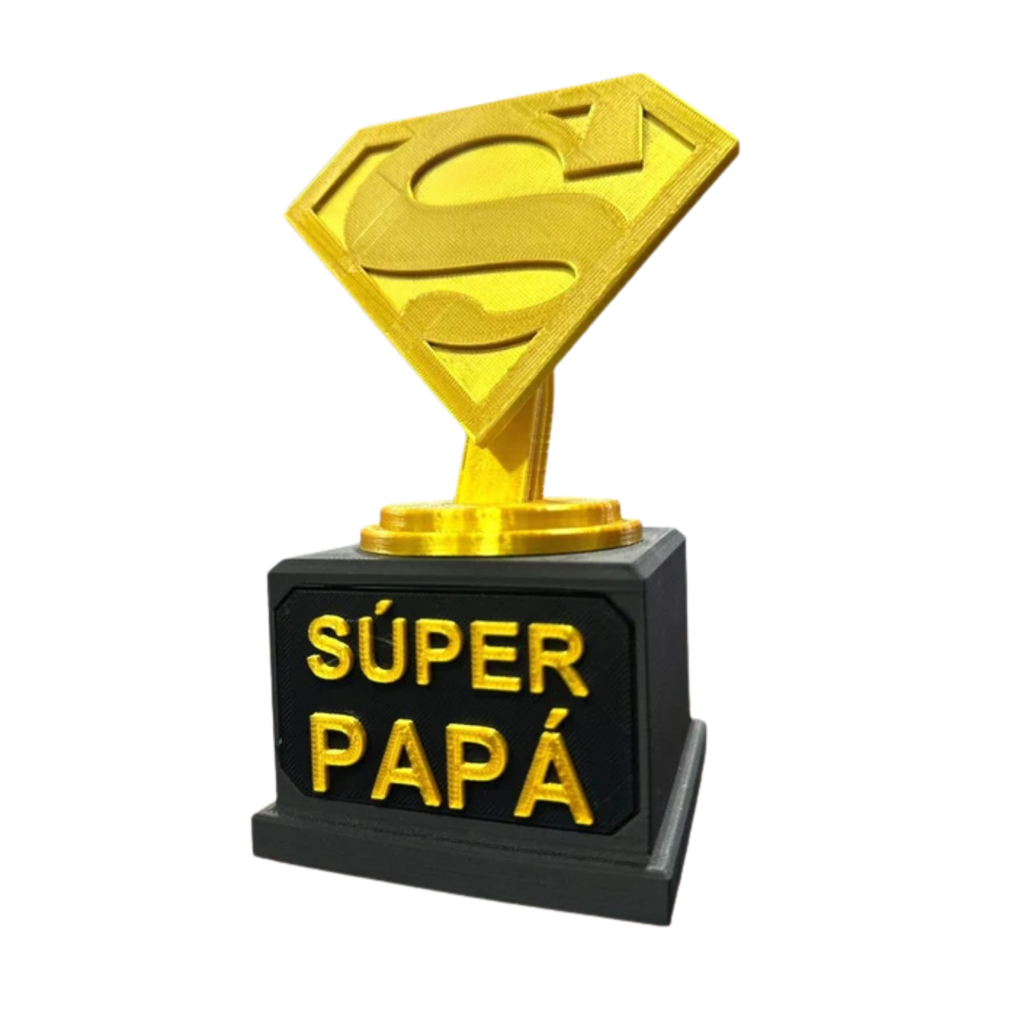 Trofeo Súper Papá Superman | Regalo Día del Padre Héroe