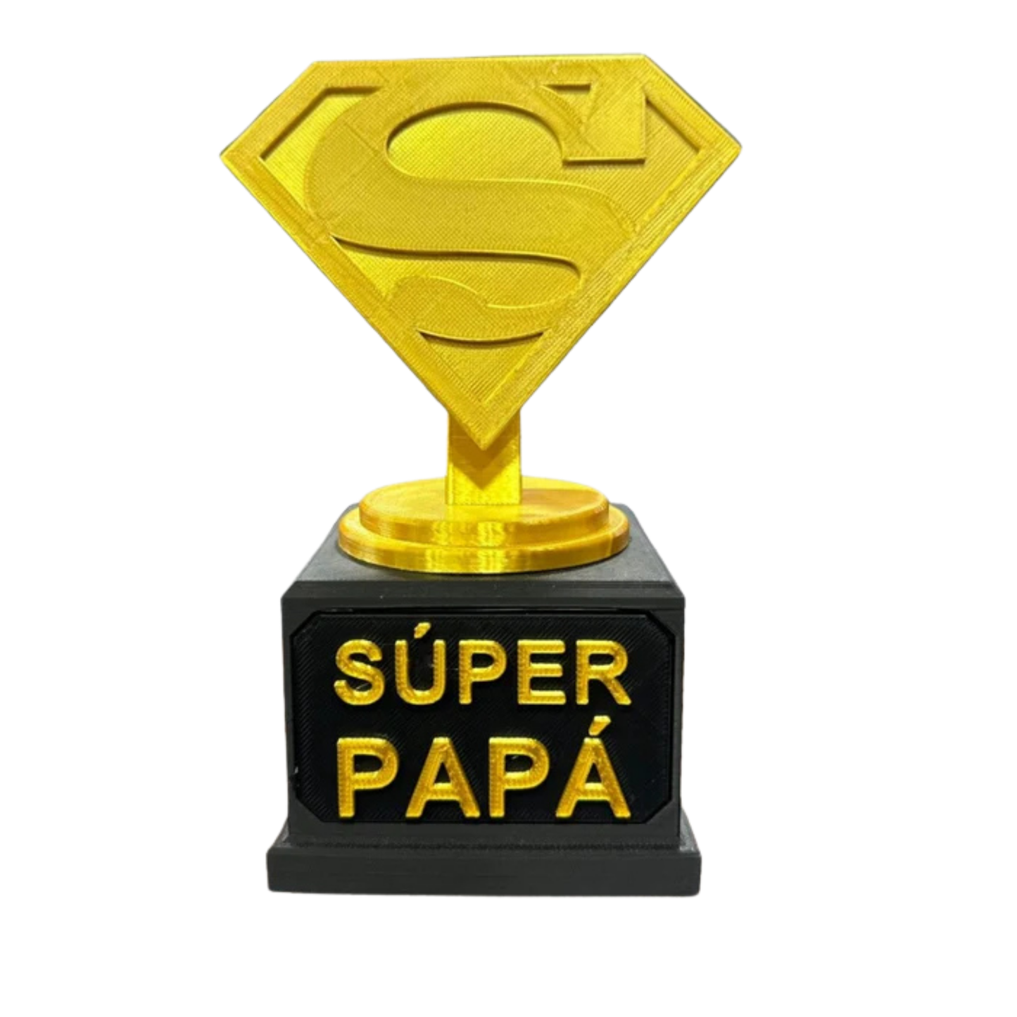Trofeo Súper Papá Superman | Regalo Día del Padre Héroe