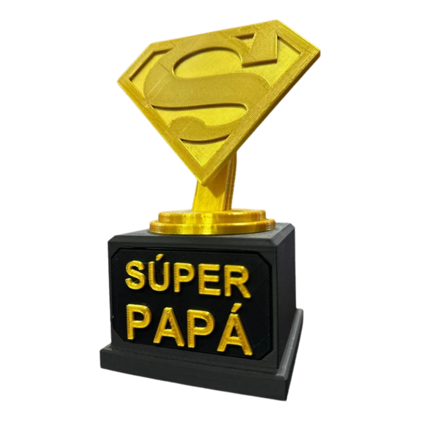 Trofeo Súper Papá Superman | Regalo Día del Padre Héroe